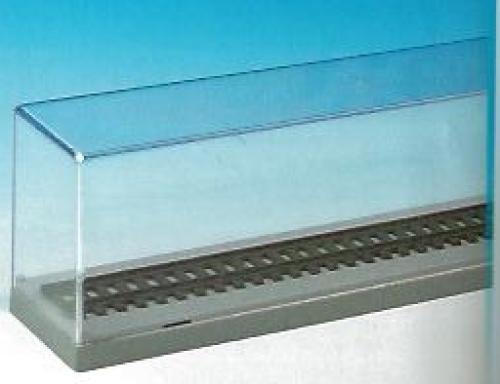 Kibri 12066 All Scales Clear Acrylic Display Case with HO Gauge Tracks