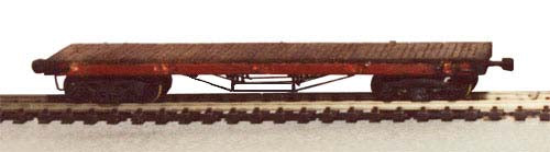 JV Models 9205 HO Scale 40' Truss Rod Wood Flatcar Kit