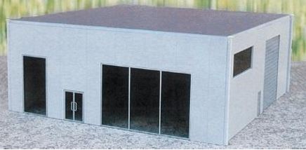 Herpa 6327 HO Dealership Plastic Kit in Gray