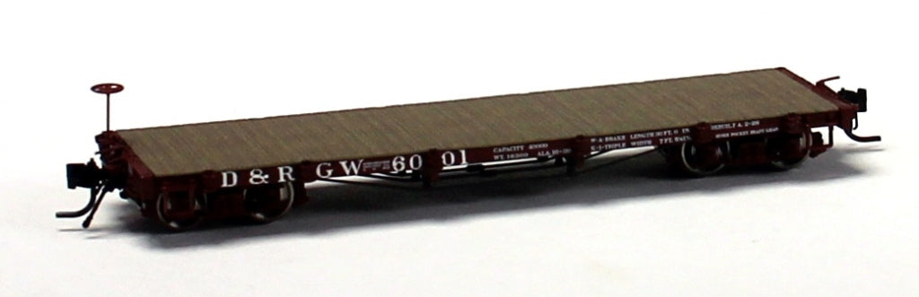 Blackstone Models B340312 HOn3 Scale DRGW 30' Flatcar #6001