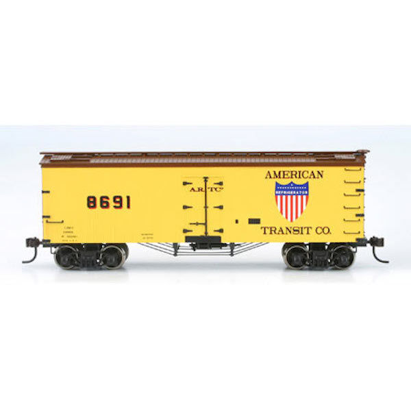 Roundhouse 85463 HO American Transit Co. 36' Old Time Wood Reefer #8691