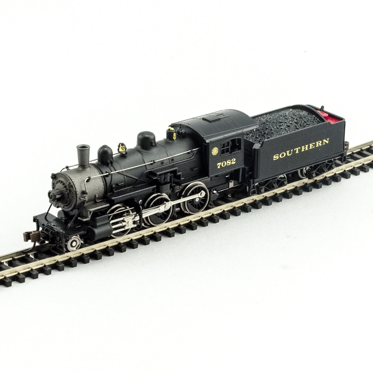 Model Power 876101 N Southern 2-6-0 Mogul Steam Locomotive #7082 w