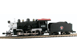 Model Power 87604 N Great Northern Steam 2-6-0 Mogul - Standard DC