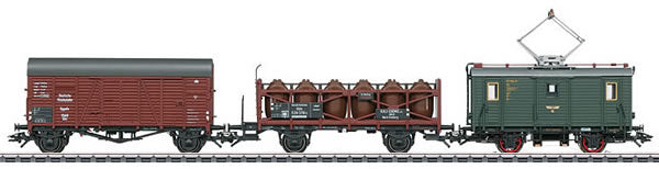Marklin 26194 HO Deutsche Reichsbahn Class ET 194 Freight Powered Rail Car Set