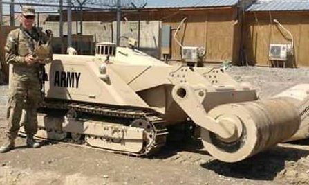Trident Miniatures 87195 HO Beige M160 Mine Roller Resin Kit