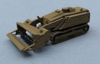 Trident Miniatures 87194 HO Beige M160 Mine Clearing Robot Resin Kit