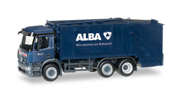 Herpa 306966 1:87 Mercedes-Benz Antos Garbage Truck "Alba