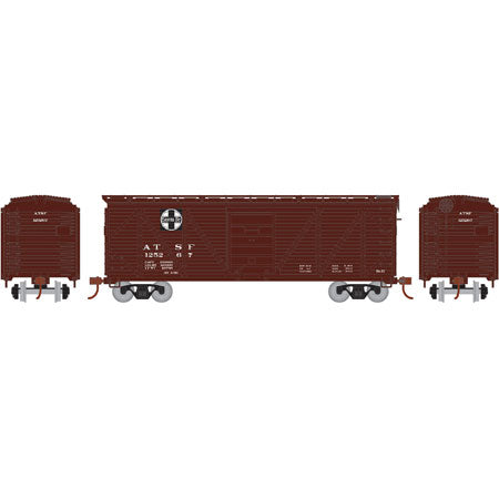 Roundhouse 85715 HO Atchison, Topeka&Santa Fe 40' Single Sheathed Box #125267