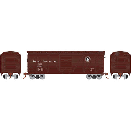 Roundhouse 85725 HO Great Northern 40' Single Sheathed Boxcar #10562