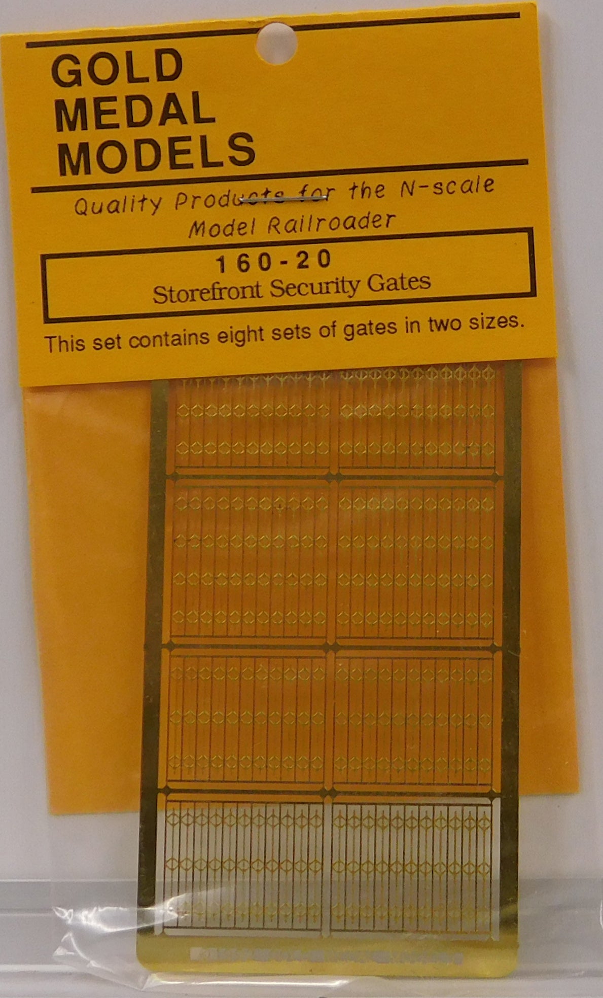 Gold Medal Models 160-20 N Storefront Security Gates or Burglar Bars