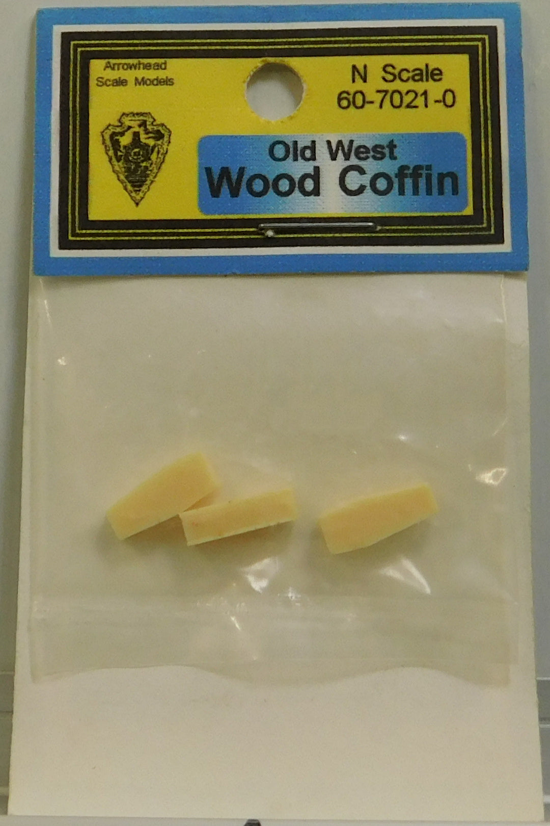 Arrowhead Scale Models 60-7021-0 N Old West Wood Coffin