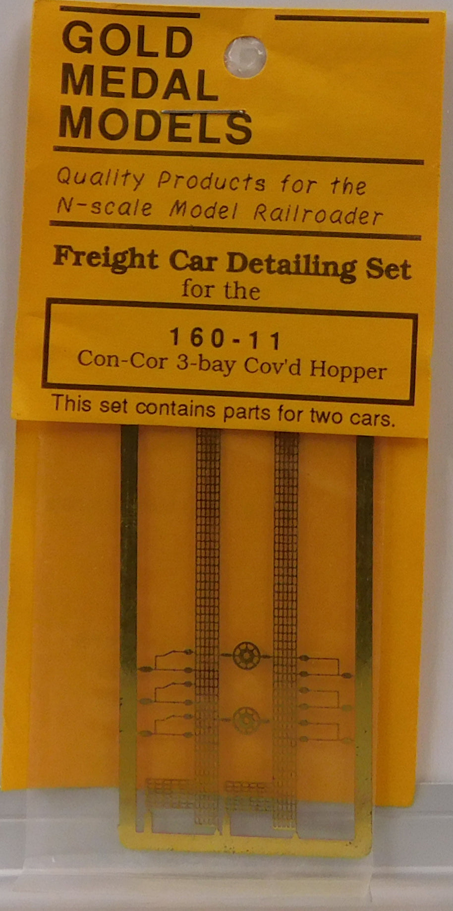 Gold Medal Models 16011 N Roofwalks For Con-Cor 3-Bay Covered Hopper