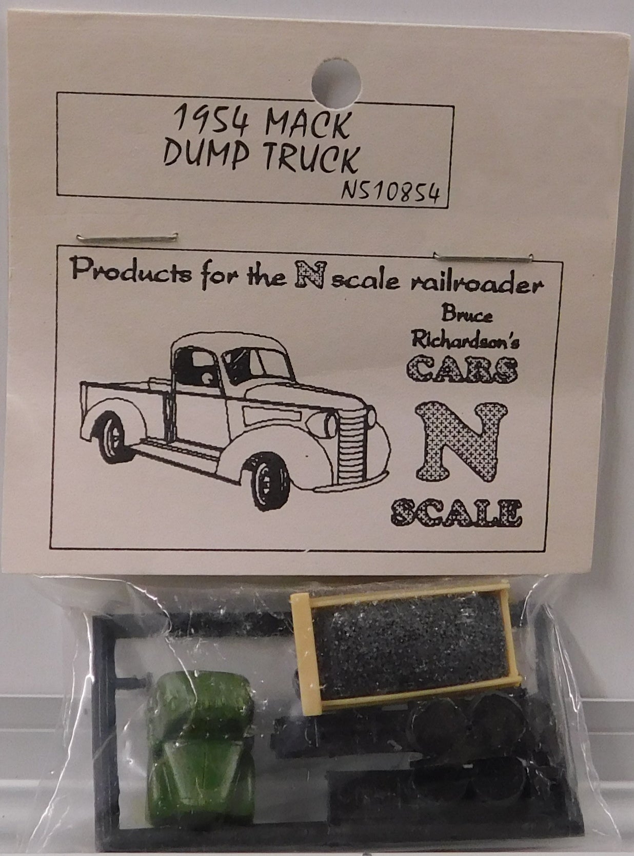 Bruce Richardson N-510854 N 1954 Mack Dump Truck