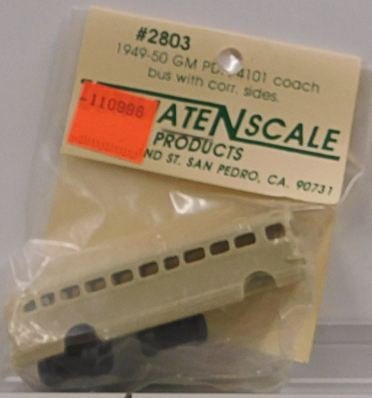 Ultimate N Scale 2803 N 1949-50 GM PDA 4101 Coach Bus with Corrugated Sides