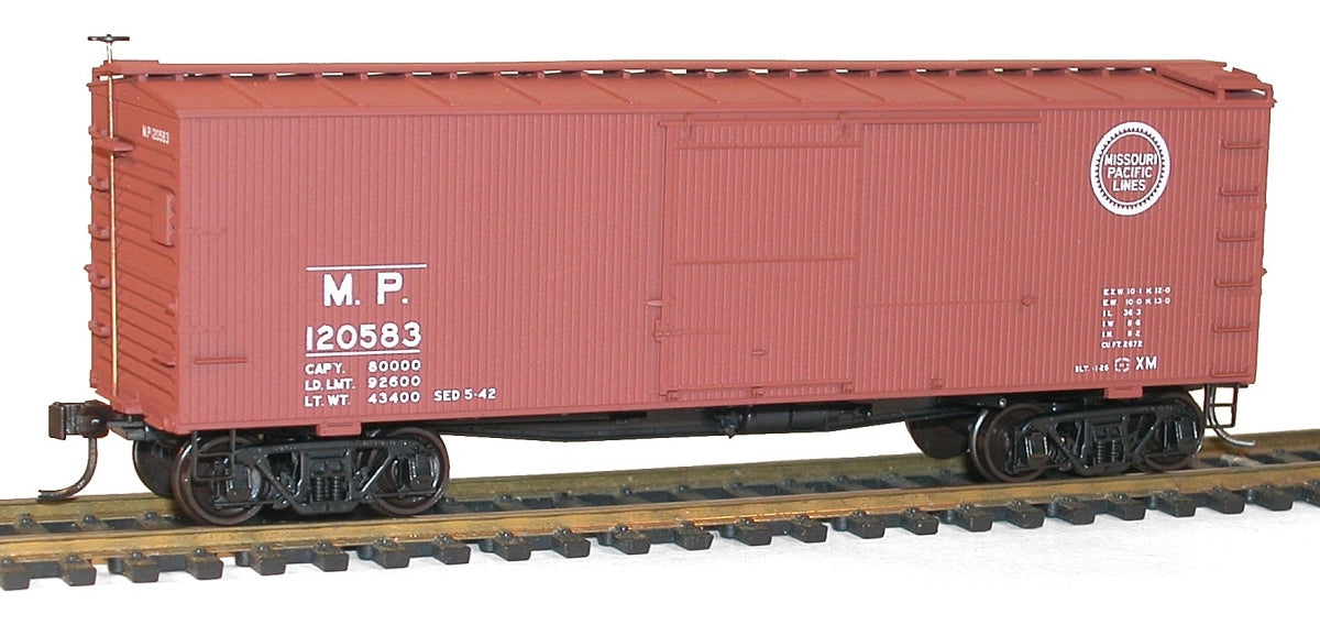 Accurail 1303 HO Missouri Pacific 36' Double Sheathed Box Car # 120583 Kit
