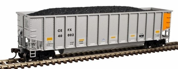 Atlas 20004033 HO CIT Group CEFX Aluminum Coal Gondola Car #40002