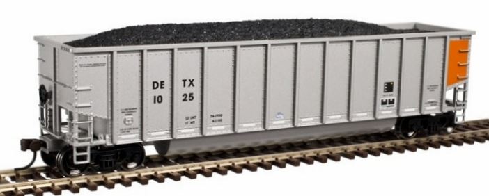 Atlas 20004029 HO Detroit Edison DETX Aluminum Coal Gondola Car #1025