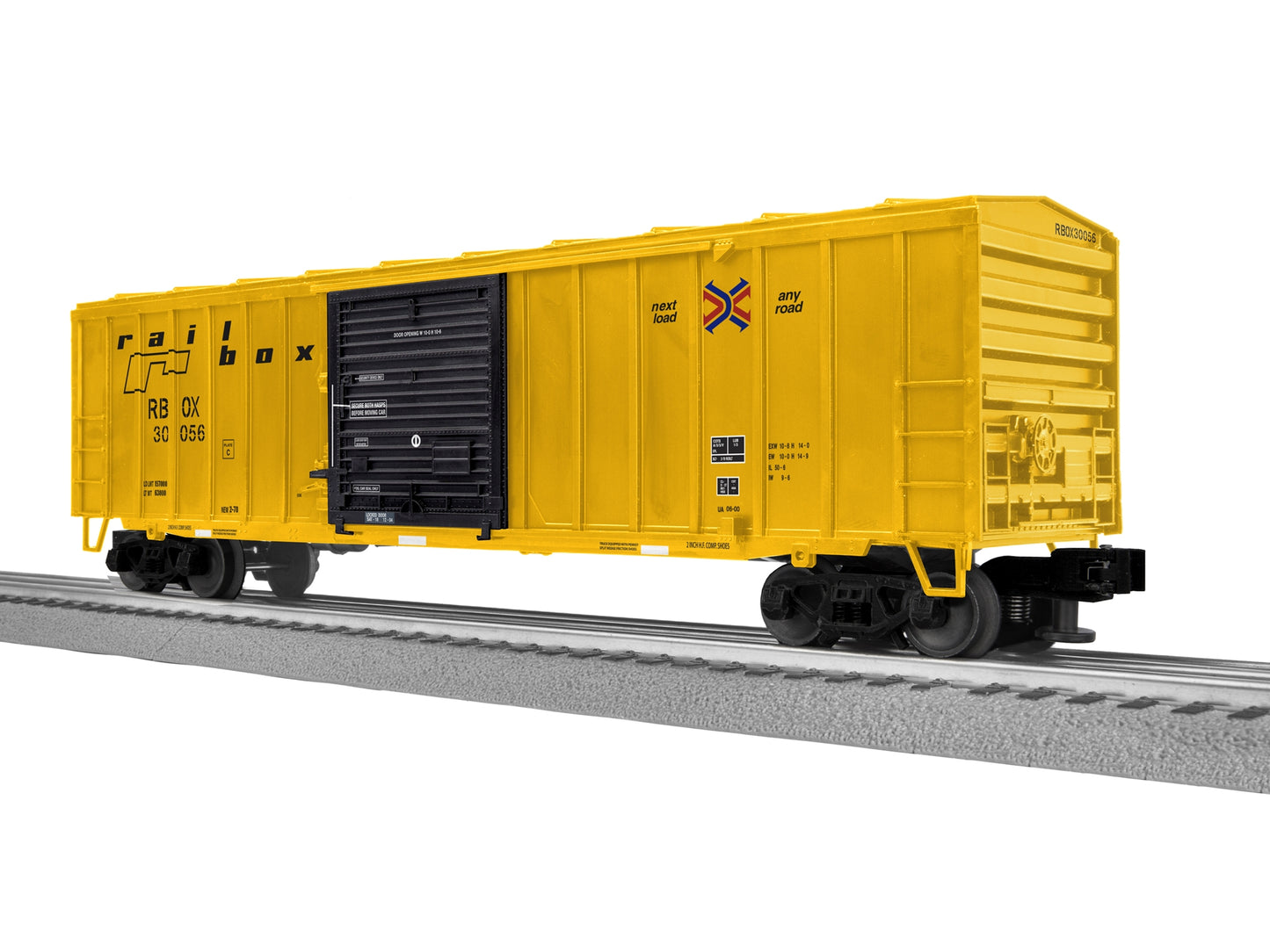 Lionel 3-16010 O LionScale Railbox 50' Modern Boxcar (6)