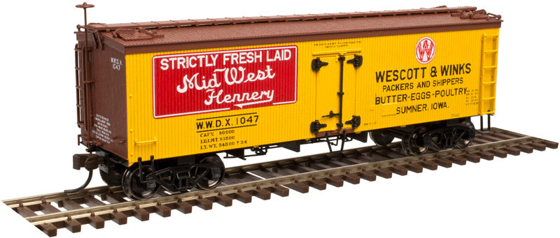 Atlas 20003990 HO Wescott & Winks 36' Wood Reefer #1047