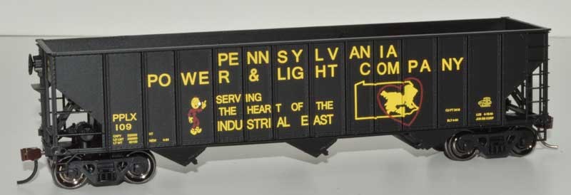 Bowser 41520 HO Pennsylvania Power & Light Company 100 Ton Hopper Car Kits #144