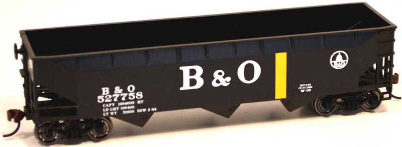 Bowser 60073 HO Baltimore & Ohio 70 Ton Offset Hopper #527785