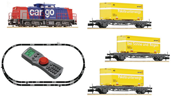 Fleischmann 931485 Cargo Digital N Gauge Diesel Freight Train Set