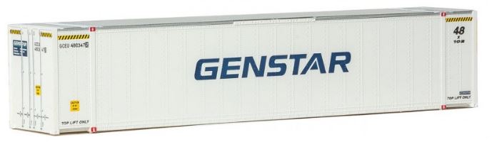 Walthers 949-8471 HO Genstar 48' Smooth-Side Container Assembled