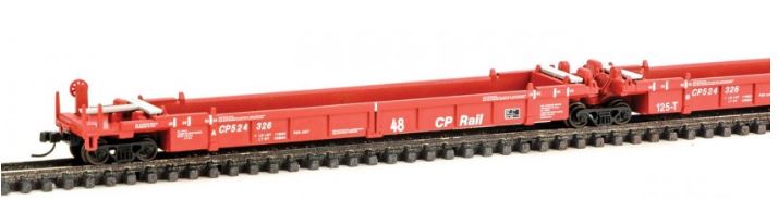 Walthers 929-8101 N CP Thrall Articulated 48' Well Car #524326 (Set of 5)