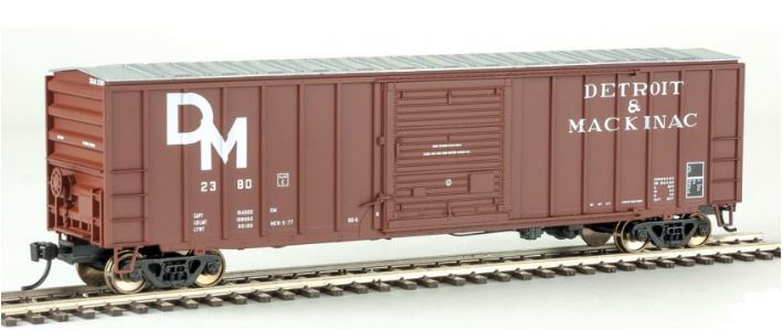 Walthers 910-2158 HO Detroit & Mackinac 50' ACF Exterior-Post Boxcar #2380