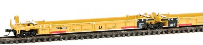 Walthers 929-8107 N Trailer-Train Thrall Art. 48' Well Car #72888 (Set of 5)