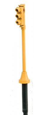 Walthers 949-4364 HO 1960s-Style Traffic Lights - Single Sided (Powered)