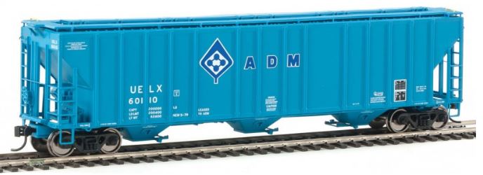 Walthers 920-106110 HO ADM 55' Evans 4780 Covered Hopper Car #60110