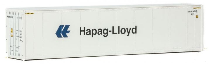 Walthers 949-8361 HO Hapag-Lloyd 40' Hi-Cube Smooth-Side Reefer Container