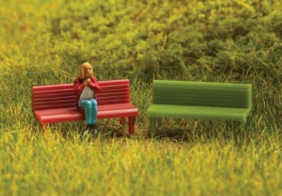 Walthers 949-4146 HO Benches (Set of 8)