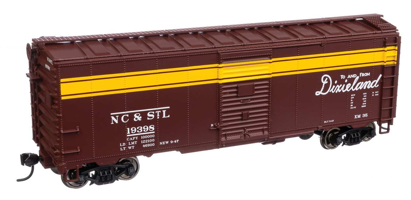 Walthers 910-1365 HO NC&StL 40' AAR 1944 Boxcar Ready to Run #19398
