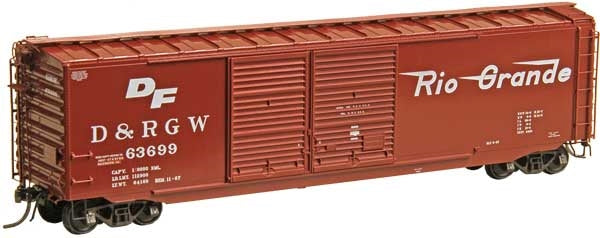Kadee 6742 HO Denver & Rio Grande Western 50' PS-1 Box Car with 15' Door #63699