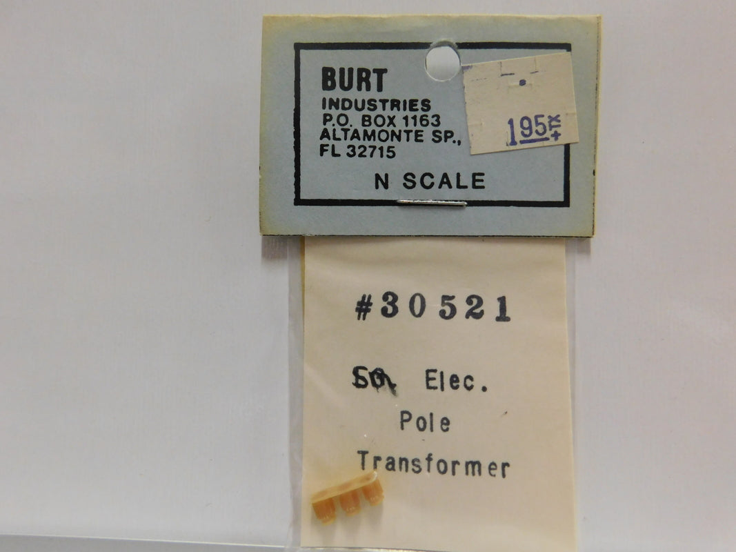 Burt 30521 N Electric Pole Transformer