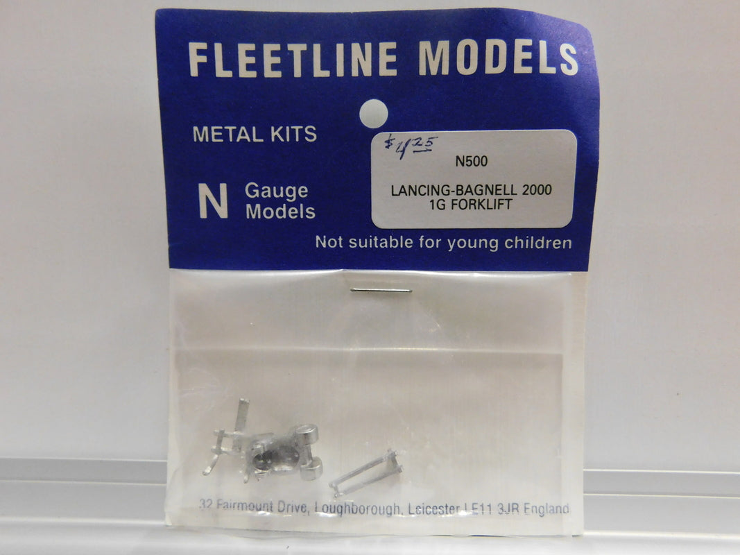 Fleet Line N500 N Lancing-Bagnell 2000 1G Forklift Unpainted Metal Kit