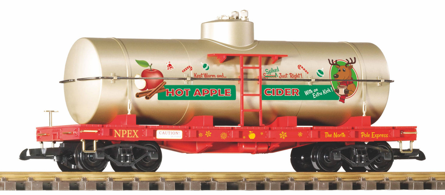 Piko 38780 G Christmas Apple Cider Tank Car