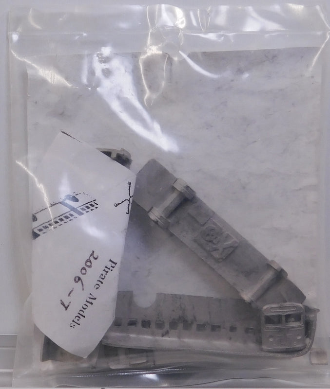 Pirate Models 2006-7 N Scale Unpainted Pewter Bus Kit