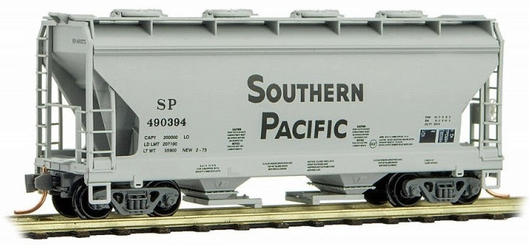Micro-Trains 09200362 N Southern Pacific 2 Bay ACF Covered Hopper #490394