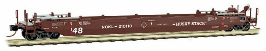 Micro-Trains 13500051 N Northwestern Oklahoma 70' Husky Stack Well Car #210110