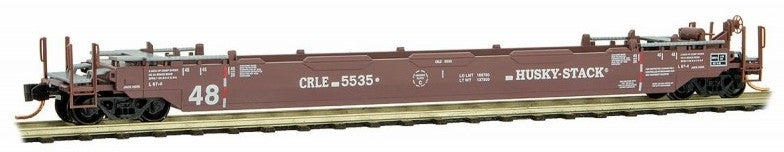 Micro-Trains 13500042 N Coe Rail 70' Husky Stack Well Car #5535