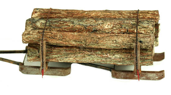 Model Tech Studios S0112 O Lombard Log Skids with Log Loads