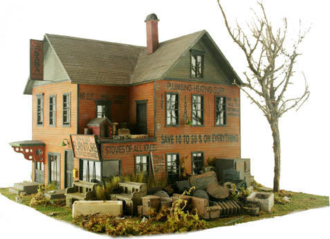 Model Tech Studios JN1063 N Industrial Saba Supply Company Scene Kit
