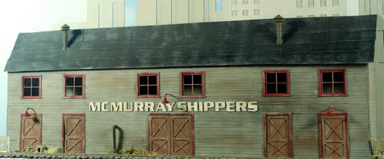 Model Tech Studios JN1064 N McMurray Shippers Warehouse 3D Background Kit