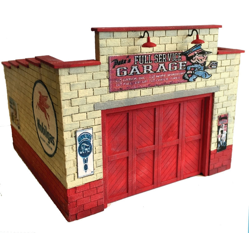 Railroad Line Models 9401 O Pete's Garage Kit