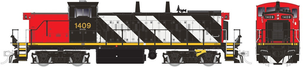Rapido Trains 10110 HO Canadian National GMD-1B 4-Axle 1400 Diesel Loco #1412