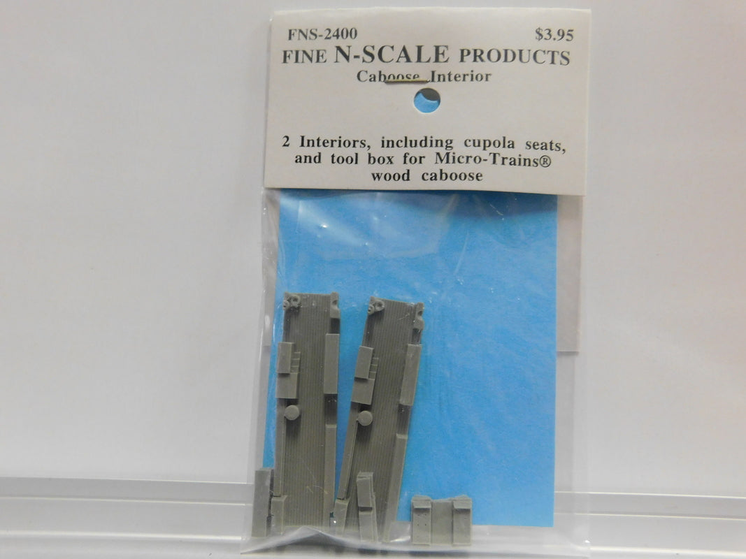Fine N Scale Products FNS-2400 N Caboose Interior Kit