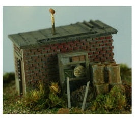 Model Tech Studios D1095P N Structure Brick Shed Style #1